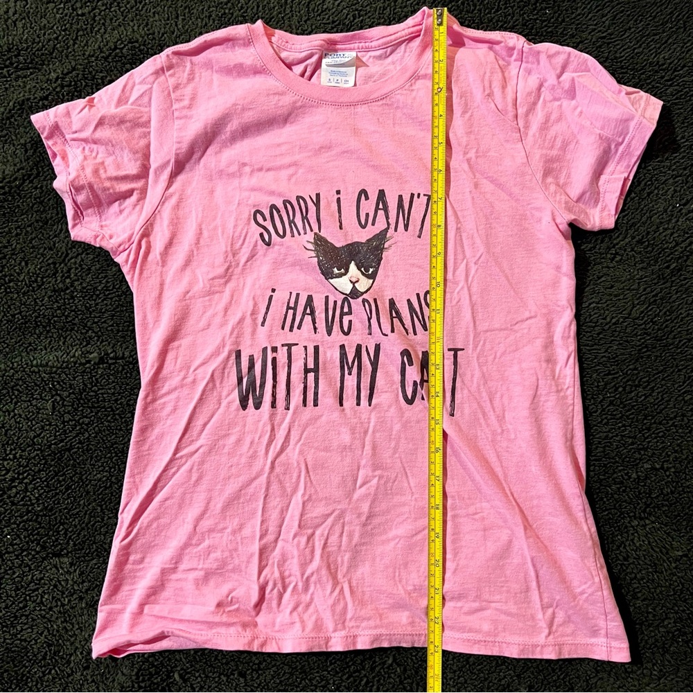 Pink Cat Tee - Size Small - Picture 4 of 6